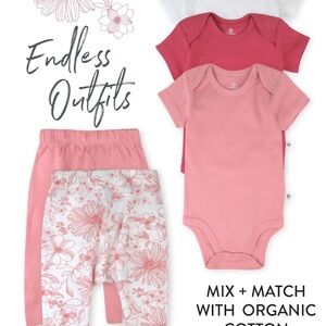NWT Honest Organic Cotton Baby Girl Bundle Size 18M